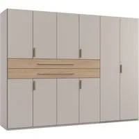 Wimex Drehtürenschrank Digit Kleiderschrank wahlweise mit oder ohne Spiegel (Schlafzimmer Schrank Bestseller im modernem Design) erhältlich in den Breiten 225cm oder 270cm (mit 8 oder 10 Türen)