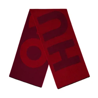Hugo - Schal, Logo, Mittelschwer (Pink)