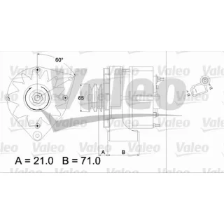 Valeo Lichtmaschine Volvo 240 740 940 2,3