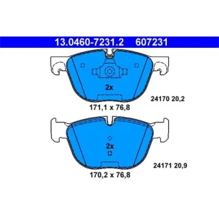 ATE Bremsbel?ge vorne BMW X5 E70 F15 X6 E71 F16 3,0