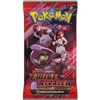 The Pokémon Company Sammelkarte Deutsche Pokemon Karten Booster Auswahl Erhabene Helden und co, Mega Entwicklungen, Reisegefährten & Stürmische Funken