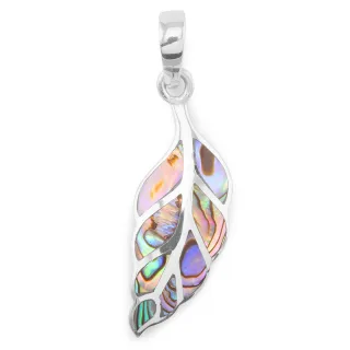 Blatt Anh?nger aus 925 Silber