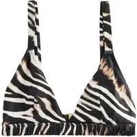 Next Triangel-Bikini-Top Geraffte Triangel-Bikini (1-St)