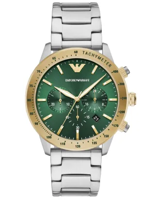 Montre Emporio Armani Mario Pour Hommes Argent AR11454