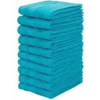 OTTO home Waschlappen Vanessa, 10 Seiftücher, 30x30cm, in Standard- und Premium-Qualität, (Set, 10-St), Handtücher mit Bordüre, 100% Baumwolle, einfarbig, weich