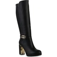 VAN HILL 840613 Stiefel Damen Leicht Gefütterte Klassische Stiefel Plateau Vorne