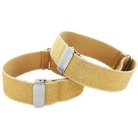 axy Hosenträger 1 Paar Herren Hemd Ärmelhalter 2,5cm Breit (mit Glitzerfäden) elastisch und größenverstellbar Ärmelhalter Hülsenhalter Ärmelband