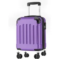 YONSLY Handgepäckkoffer Kabinenkoffer Reisekoffer Trolley mit abnehmbaren Rollrädern, 4 Rollen, ABS-Hartschale mit Zahlenschloss und ergonomischem Gummigriff