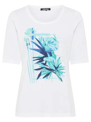 Olsen - T-Shirt Short Sleeves white - Gr. - 48