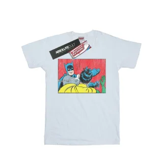 DC Comics - "Batman Robin Slap" T-Shirt für Herren (Weiß)