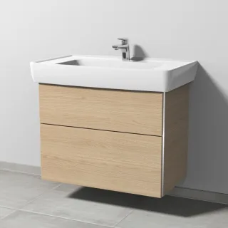 Sanipa 3way Waschtischunterbau zu Laufen Pro A Waschtisch mit 2 Auszügen, Eiche-Nordic BR75848