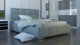 Polsterbett Bett Doppelbett SILVIO L 180x200cm inkl.Lattenrost