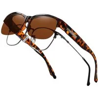 LuxusKollektion Sonnenbrille Sonnenbrille Herren Damen Unisex Polarisiert Überbrille Tortoise