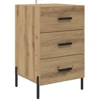 vidaXL Nachttisch Nachttisch Artisan-Eiche 40 x 40 x 66 cm Holzwerkstoff (1-St)