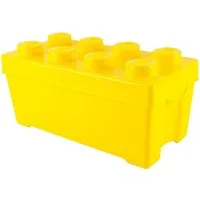 LEGO® LEGO® Aufbewahrungsbox Mittel mit Deckel Stapelbar NEU Menge 1x Spielbausteine, (Bausteine, 1 St., Kreativ-Set), Made in Europe