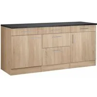 OPTIFIT Unterschrank Mini, Breite 180 cm mit Metallgriffen