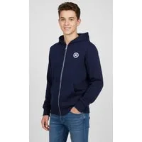 Converse Kapuzensweatjacke CNVB FLEECE CTP CHEST CORE FZ mit farblich passender Fütterung, aus elastischem Material