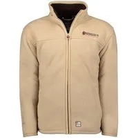 Geographical Norway Fleecejacke Herren Polar Teddyfell Winter Jacke Outdoorjacke Fleece warm in Unifarbe, mit Stehkragen