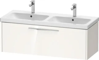 Duravit D-Code Waschtischunterschrank wandhängend Auszug 1, für Doppelwaschtisch  DC4669010220000
