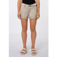 Eight2Nine Chinoshorts Damen Shorts mit Flechtgürtel Kurze Hose, Stretch-Twill, inkl. Gürtel