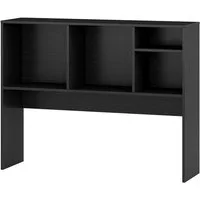 COSTWAY Bücherregal, Aufsatzregal mit 4 Fächern, bis 65 kg, 94x25x73cm