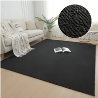 OTTO home Teppich Jola, Uni-Farben, besonders dichte Qualität, Boho, rechteckig, Höhe: 10 mm, Wohnzimmer, Schlafzimmer, Flur, Kinderzimmer, wasserabweisend