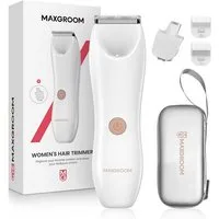 MAXGROOM Gesichtshaarrasierer MaxGroom RFCD-9082 2in1 Damen Trimmer Weiß