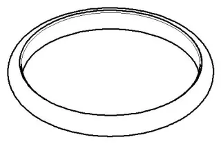 Dornbracht Rosette Ersatzteile 092810023 Chrom 092810023-00