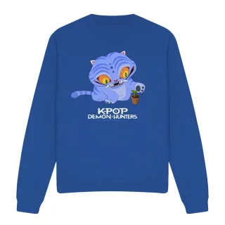 K-Pop Demon Hunters - "Cute" Sweatshirt für Herren/Damen Unisex (Königsblau)