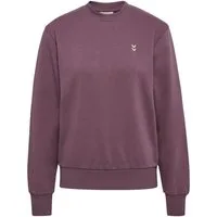 hummel Sweatshirt HMLPULSE W SWEAT CREWNECK normale Passform, mit Stickerei Chevron-Logo, ohne Verschluss