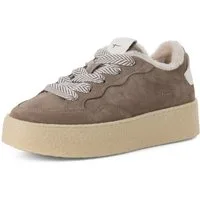 Tamaris Plateausneaker Freizeitschuh, Halbschuh, Schnürschuh mit Ziernähten