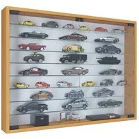 VCM Hängevitrine Mandosa XXL 60x80x10cm Glasvitrine hängend, Modern und platzsparend