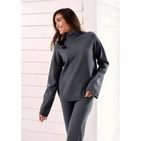 Elbsand Sweater Rollkragenpullover aus weichem Strick, Loungewear