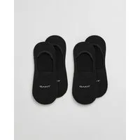 Gant Füßlinge INVISIBLE SOCKS 2-PACK mit Silikonbesatz am Fersenbereich