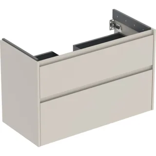 Geberit Renova Plan Unterschrank für Waschtisch, mit zwei Schubladen: 94.8x60.6x44.6cm, 504032DB1 504032DB1