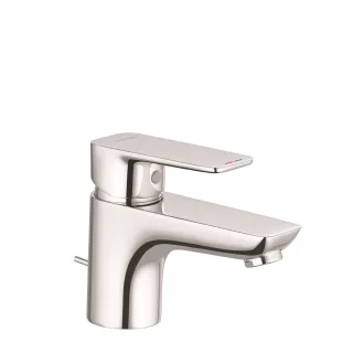 KLUDI PURE & STYLE Waschtisch-Einhandmischer 60 mit Metall-Ablaufgarnitur chrom 403850575