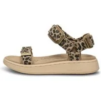 WODEN Woden - Line Suede - Braun Sandalette