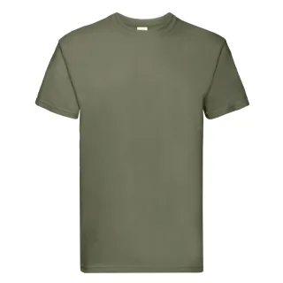 Fruit of the Loom - "Super Premium" T-Shirt für Herren/Damen Unisex (Klassisch Olivgrün)