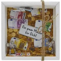 ZauberDeko Geschenkbox Geldgeschenk Verpackung Geldmäuse Mäuse Geld Geburtstag Geschenk
