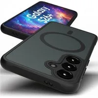 GreenHec Handyhülle Hülle Samsung S26 S25 S24 S23 S22 + Ultra FE MagSafe Case Magnet Black, Schwarz Cover Magnetische Schutz HandyHülle für Galaxy Ultra Plus EDGE