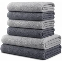 BRB HOME Handtuch Set, (Handtuch-Set, 6-St), 100% Baumwolle, Premium Handtuch Set