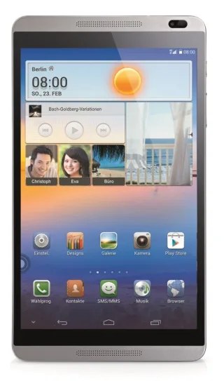Huawei MediaPad M1 16GB [8" WiFi + 3G] weiß/silber