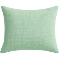 Wolkenfeld Kissenbezug Wolkenfeld Musselin Kissenbezug 40x80 - 80x80 cm mit Reißverschluss, (1 Stück), aus 100% Baumwolle – Weich, Atmungsaktiv & Hautfreundlich
