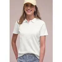 STREET ONE Poloshirt aus Baumwolle mit Stretchante