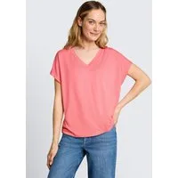 TOM TAILOR T-Shirt T-Shirt T-Shirt mit V-Ausschnitt