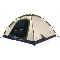Rocktrail Kuppelzelt Kuppelzelt Easy Set Up 3-Personen Camping Zelt Beige