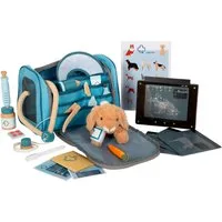 Small Foot Spielzeug-Arztkoffer Tierarzt-Tasche mit Hase, (Set, 24-tlg)