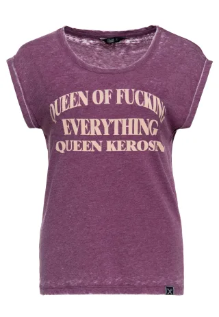 Queen Kerosin Damen T-Shirt Queen Of Fucking Everything