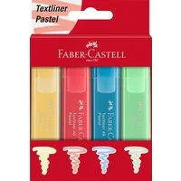 Faber-Castell Marker Faber Castell Textmarker TL 46 1-5 mm Pastell 4er Schachtel
