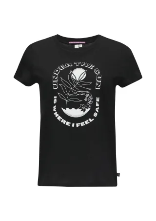 qs - T-Shirt schwarz - Gr. - XS